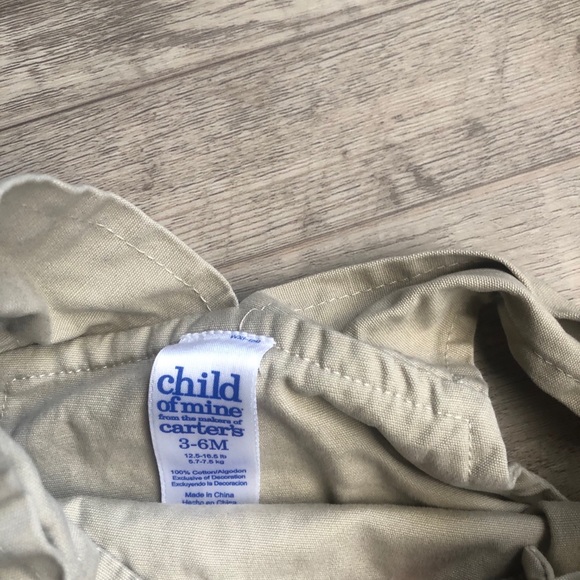 4/$15 Carter’s Boy Overall pants and shorts 3-6M - Picture 3 of 6